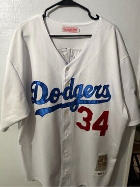 Mitchell & Ness White Cooperstown Authentic Collection Jersey Patch